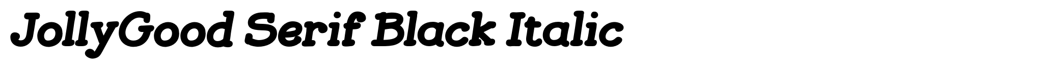 JollyGood Serif Black Italic image
